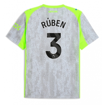 Billige Fotballdrakt Manchester City Ruben Dias #3 Replika Tredjedrakt 2025-26 Kortermet